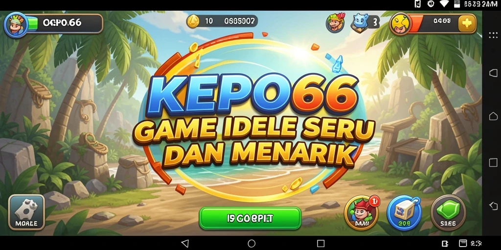 Tampilan menarik dari gameplay KEPO66 yang menampilkan momen Idle.