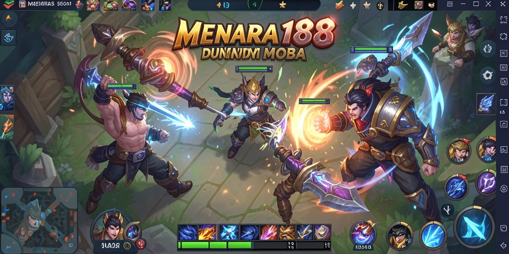 Tampilan dinamis gameplay intens di MENARA188 yang menghibur.