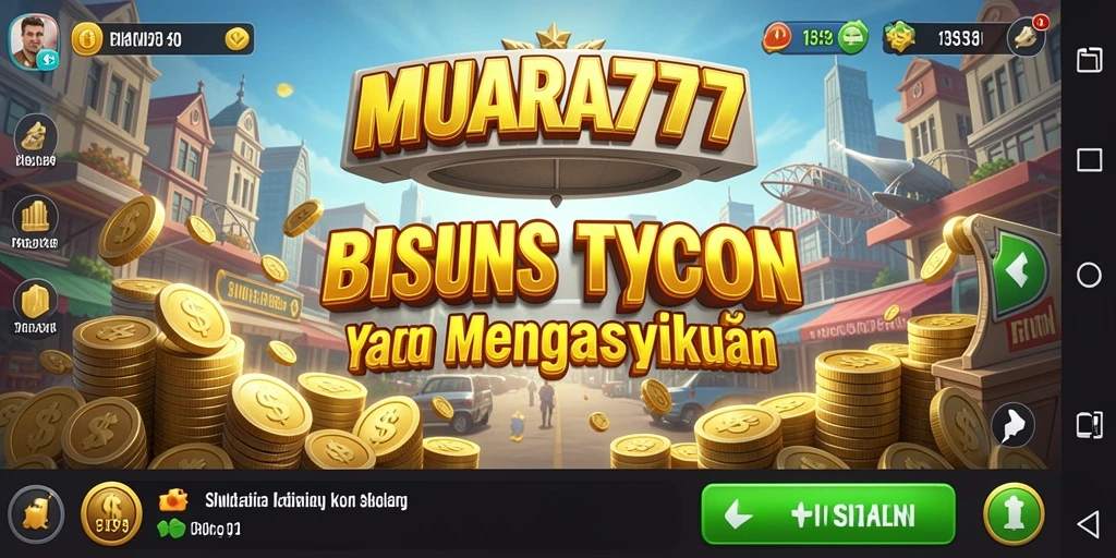 Tangkapan layar menunjukkan gameplay Tycoon yang menarik dan interaktif.