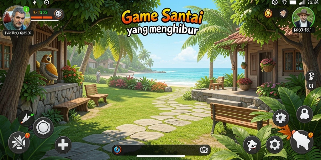 Screenshot gameplay RP8 menampilkan tantangan seru dan grafis menarik.
