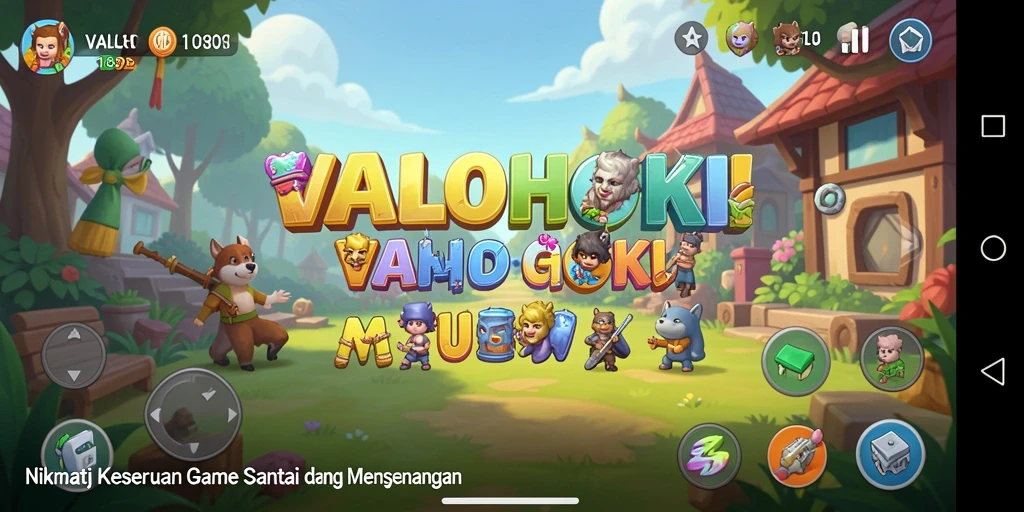 Tampilan menarik gameplay VALOHOKI yang menghibur dan menyenangkan.